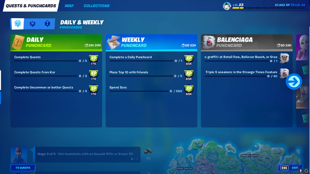 Fortnite Season 8 Week 1 Punch Card Challenges Guide, Rewards!! How To Complete Weekly Challenges FAST