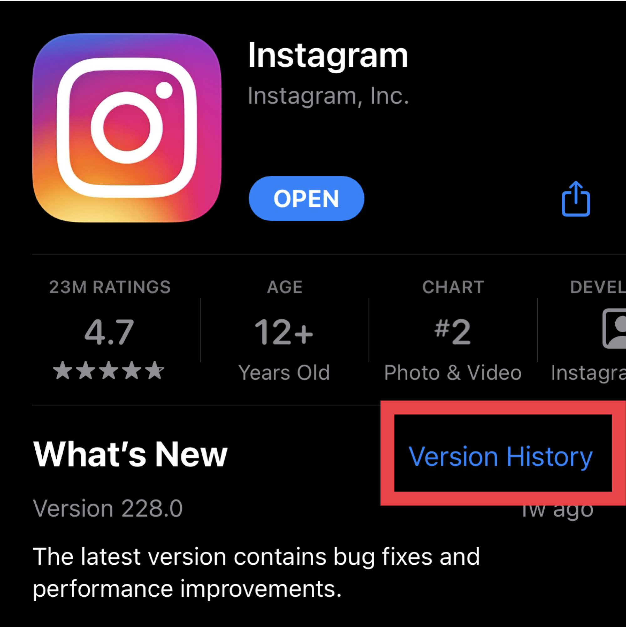 How To Update Instagram