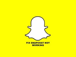 snapchat not working