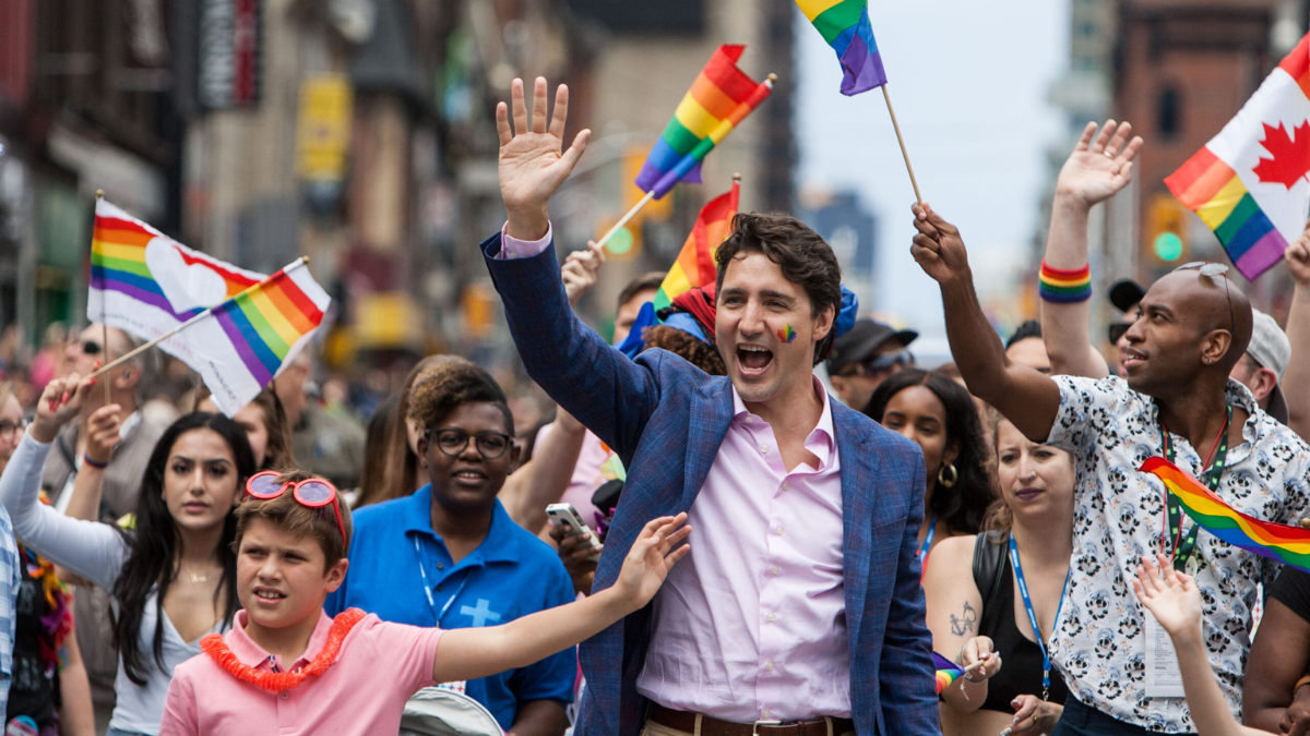 is justin trudeau gay