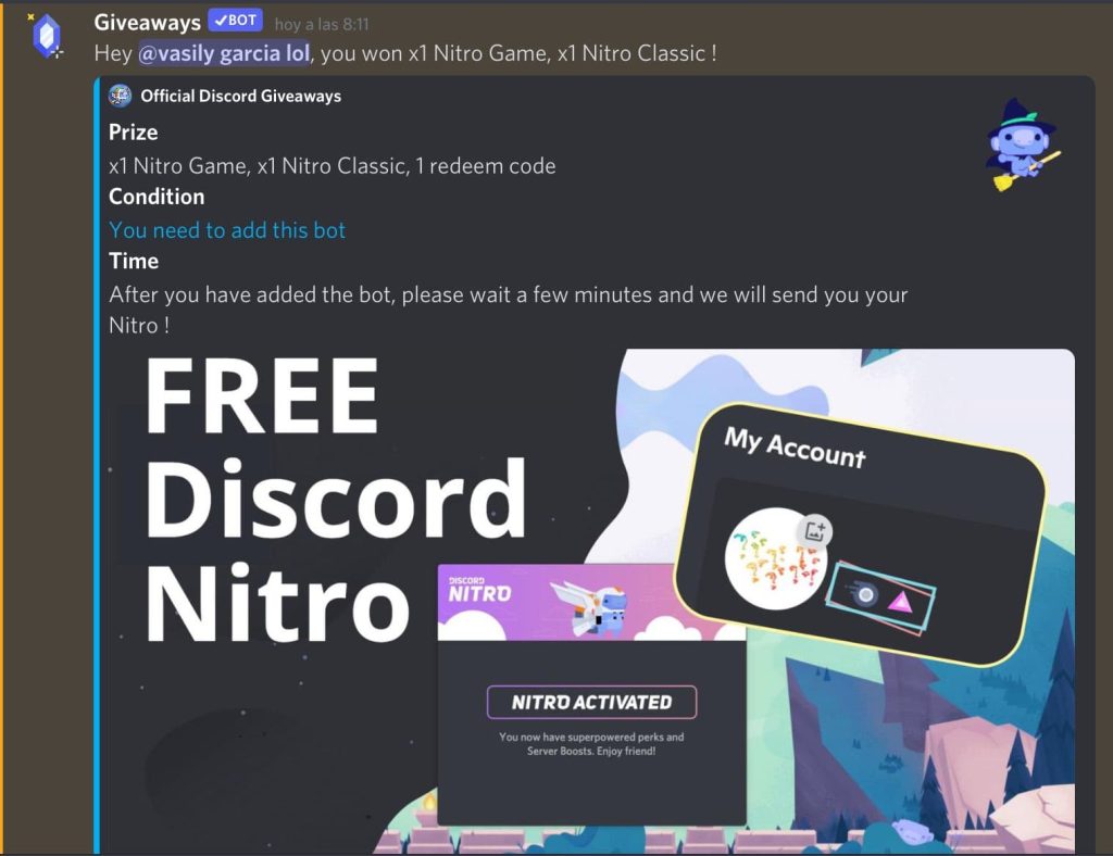 how to get free nitro